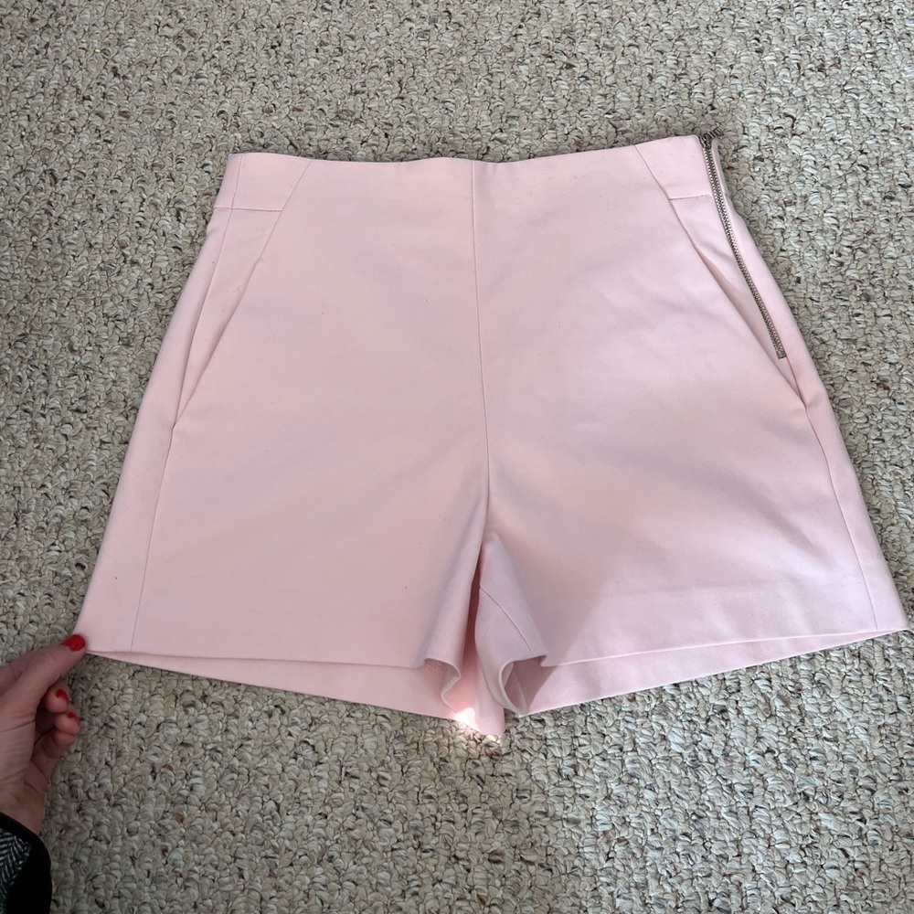 Pink Zara shorts